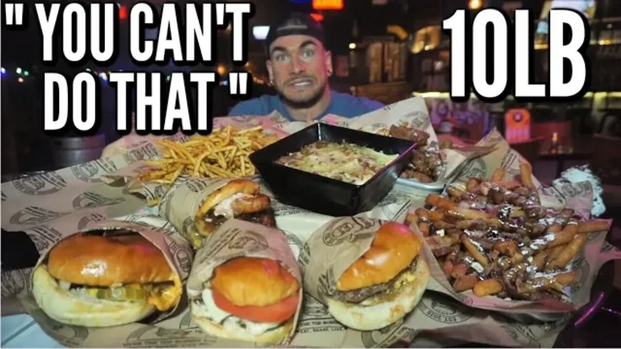 INSANE 10LB BURGER CHALLENGE (UNDEFEATED) IN ATLANTA GA | The Stallone Challenge | Man Vs Food