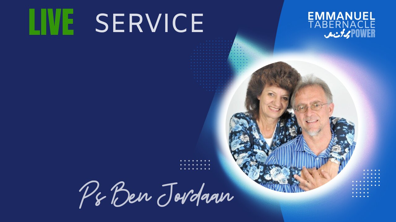 Live Service Friday Evening 19 April 2024