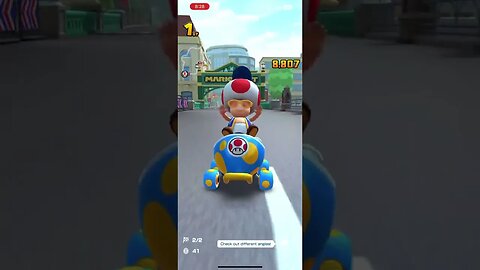 Mario Kart Tour - Toad (Tourist) Gameplay (Spring Tour 2023 Spotlight Shop Reward Driver)