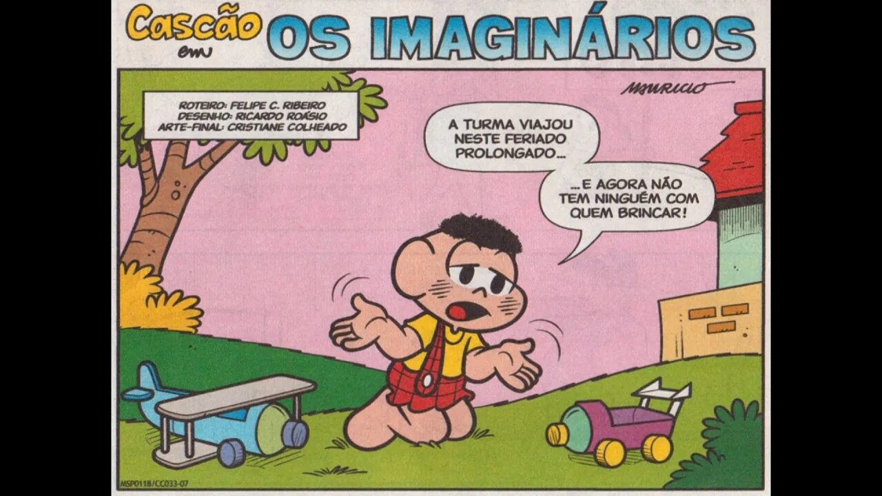 Cascão em-Os imaginários | Gibis do Rapha 2