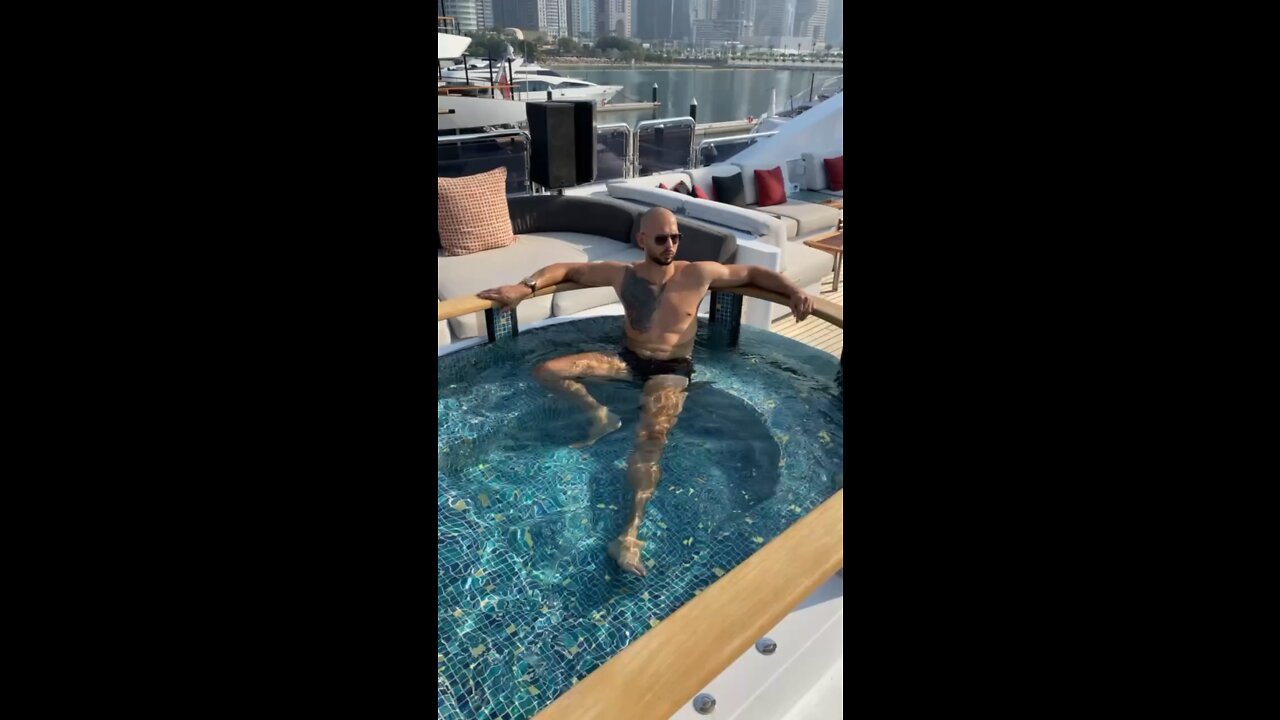 TOP G ON HIS YACHT