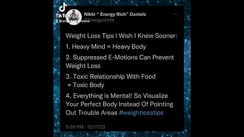 POWER OF YOUR MIND HELPS YOU LOSE WEIGHT #energyhealing