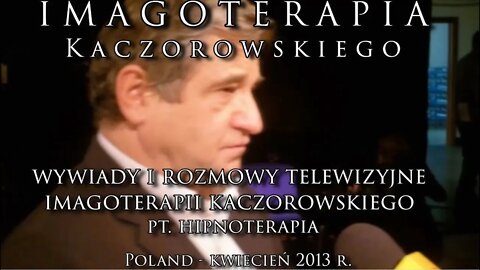 POGLĄDY TELEWIZYJNE O IMAGOTERAPII - HIPNOZA I HIPNOTERAPIA , MATERIAŁ POGLĄDOWY TV /2013 ©TV IMAGO