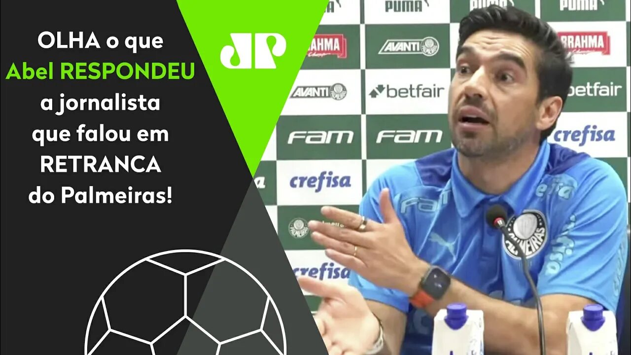 ELE É FO**! Jornalista fala em RETRANCA do Palmeiras, e OLHA o que Abel Ferreira RESPONDEU!