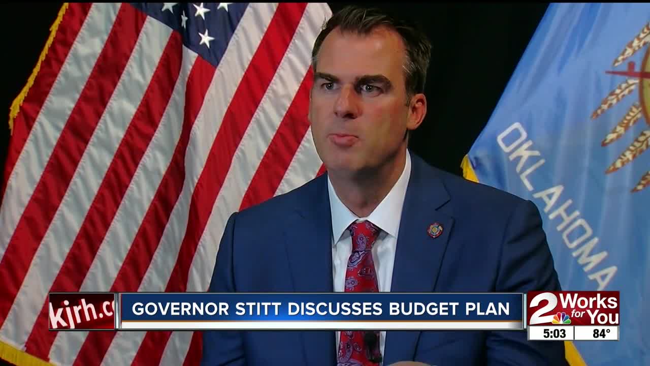 Governor Stitt discusses budget plan