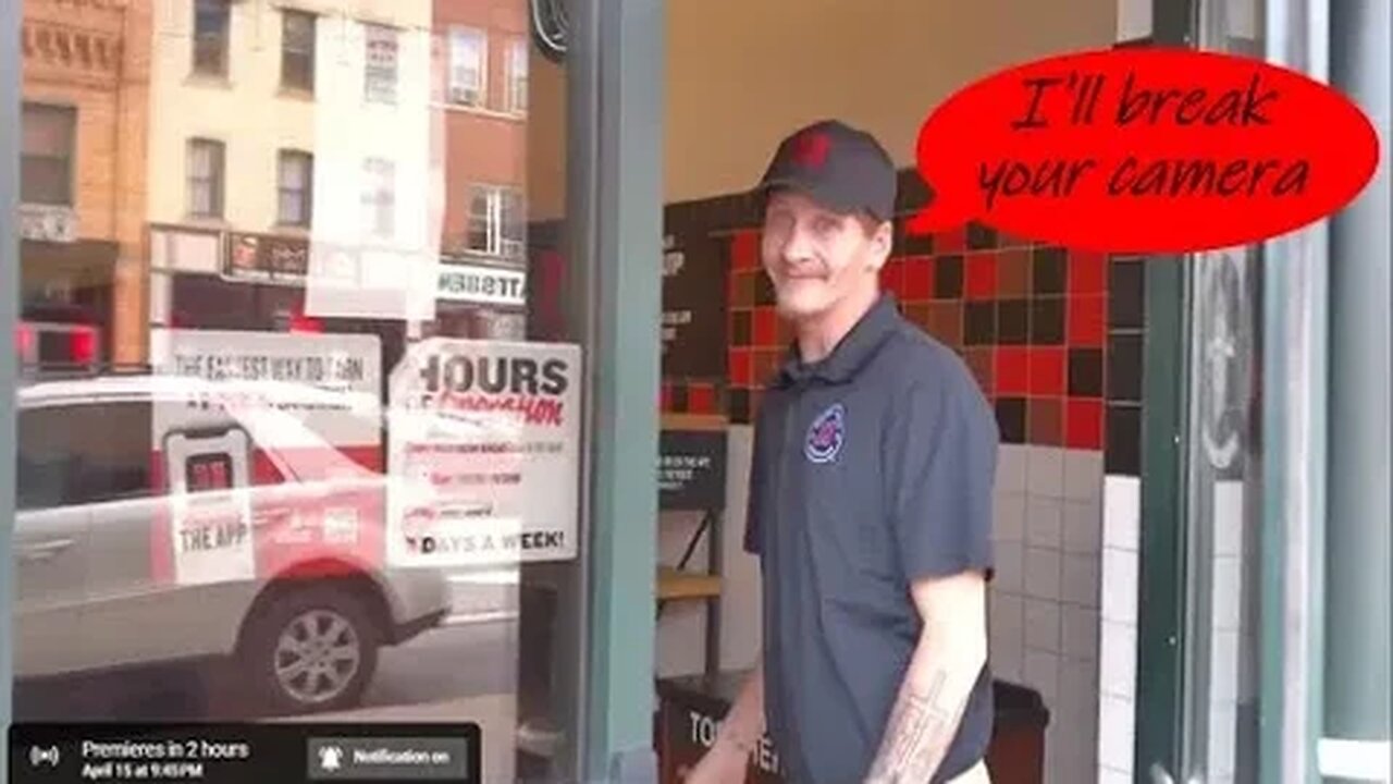 Jimmy Johns worker threatens to break my camera #1a #audit #1aaudits