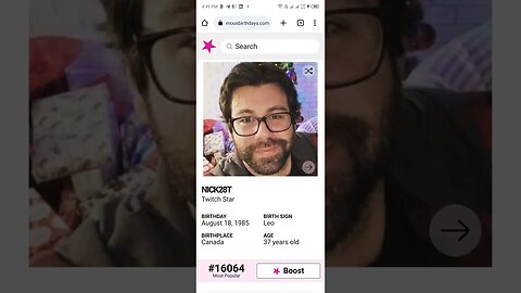 HAPPY 37 BIRTHDAY NICK28T Twitch Star