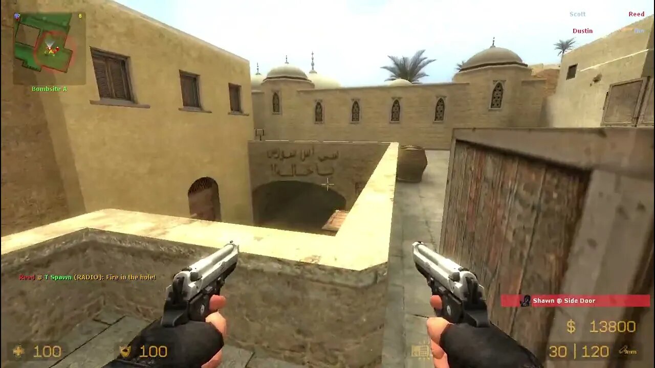 Counter Strike Source Dust 2 Bots #84 Using Found Weapon