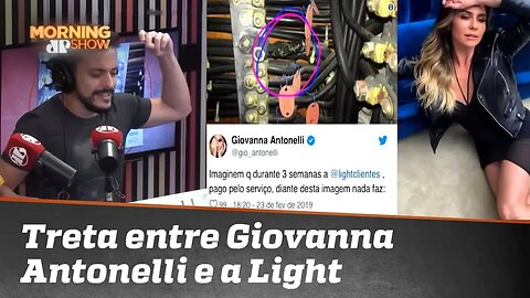 Fefito joga luz na treta entre Giovanna Antonelli e a Light, empresa de energia