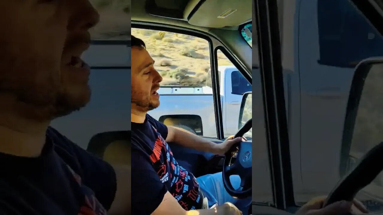 Passing through the canyons of California High Desert #shorts #vanlife #travel #trending #trip #road