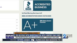 FBI helping with investigation into Baltimore rogue moving company