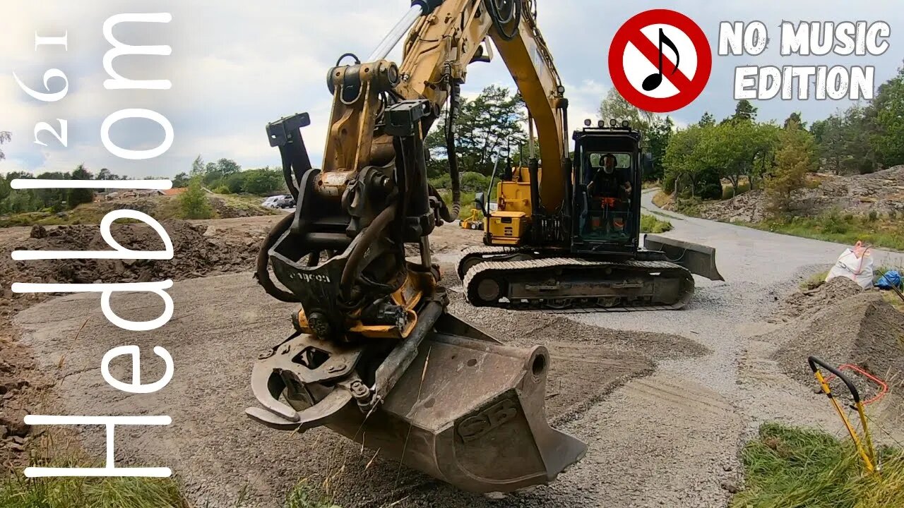 Completing this job :) No Music - - Excavator Time Lapse - - (ep.261)