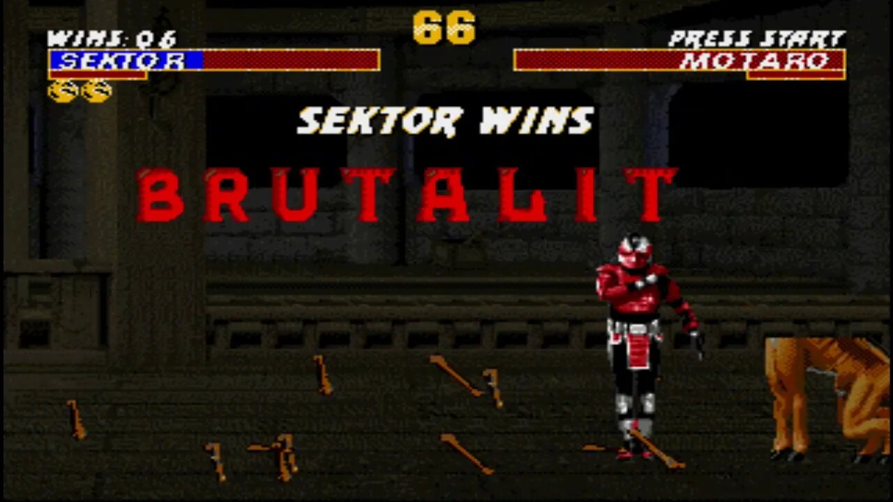 Ultimate Mortal Kombat Trilogy (Genesis) - Sektor - Hardest - No Continues