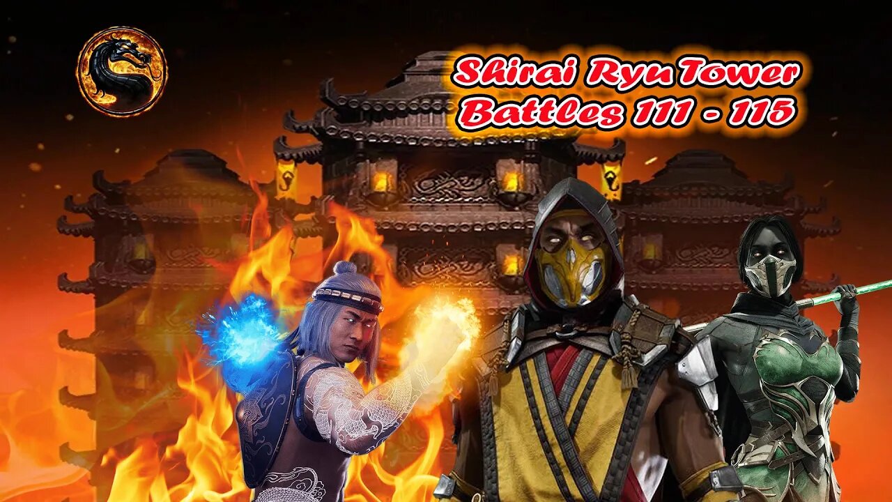 MK Mobile. Shirai Ryu Tower Battles 111 - 115 Mortal Kombat