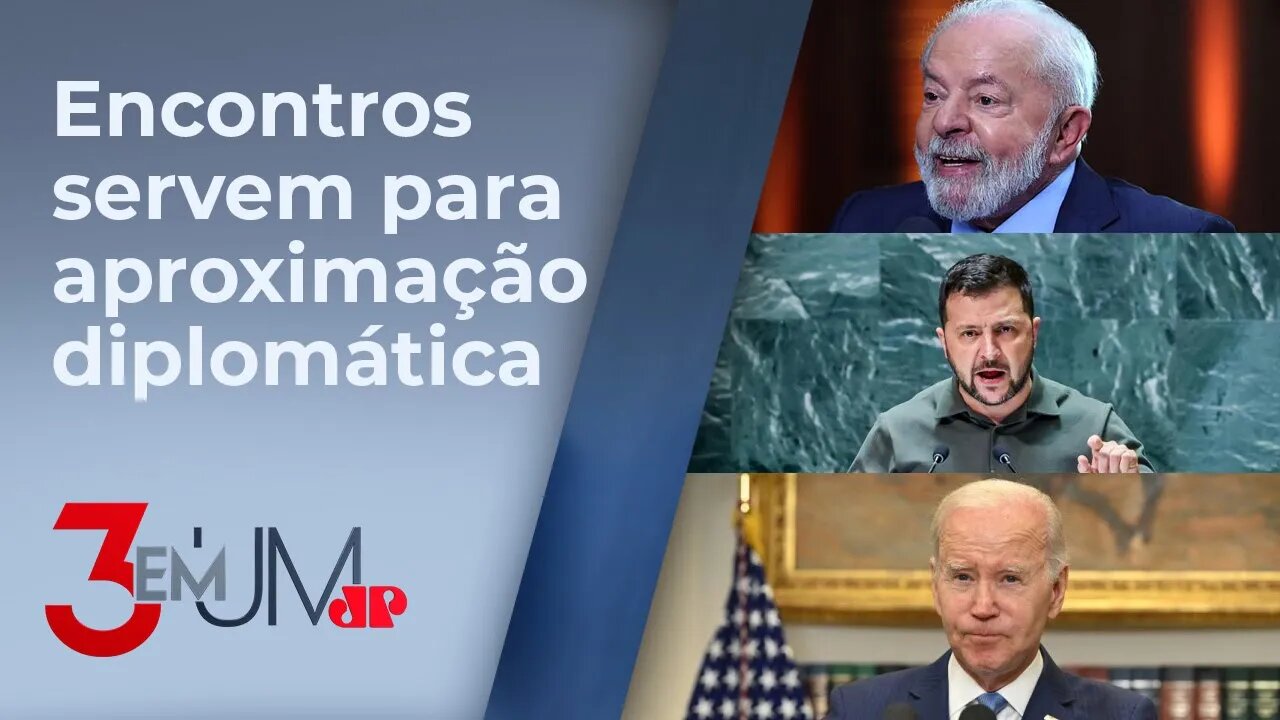 Presidente se reúne com Volodymyr Zelensky e Joe Biden nos EUA