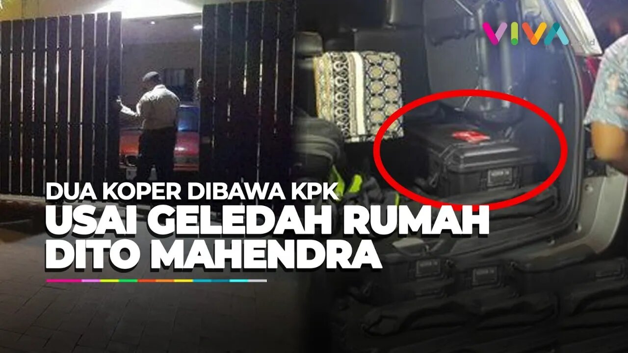 Penyidik KPK Rampung Geledah Rumah Dito Mahendra, Bawa Dua Koper