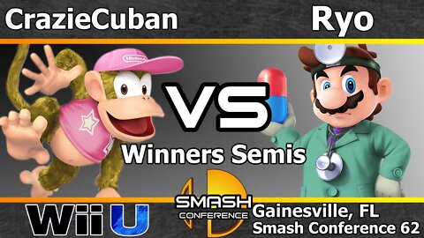 CrazieCuban (Diddy) vs. MVG|Ryo (Doctor Mario & Roy) - Winners Semis - SC62