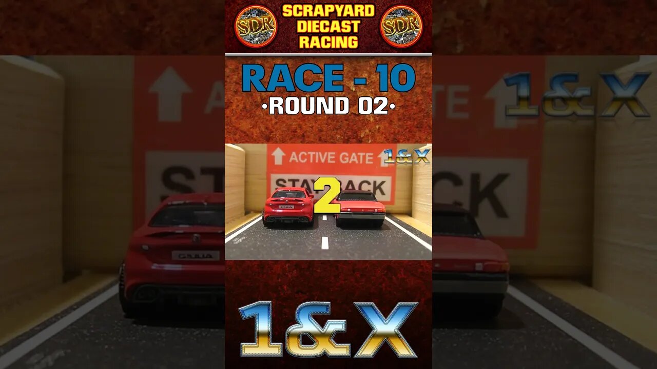 Porsche 914 vs Alpha Romeo Giulia | 1&X ROUND 2 | Diecast Racing Tournament #shorts