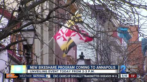 Annapolis introducing bike share program Wednesday