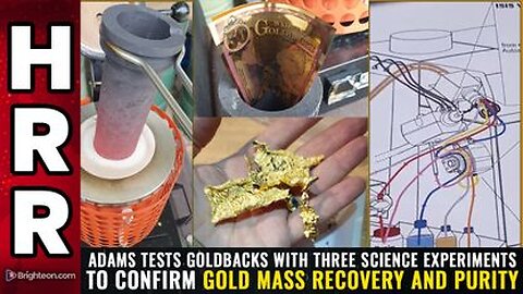 Adams tests Goldbacks with THREE science experiments to confirm gold mass recovery and purity