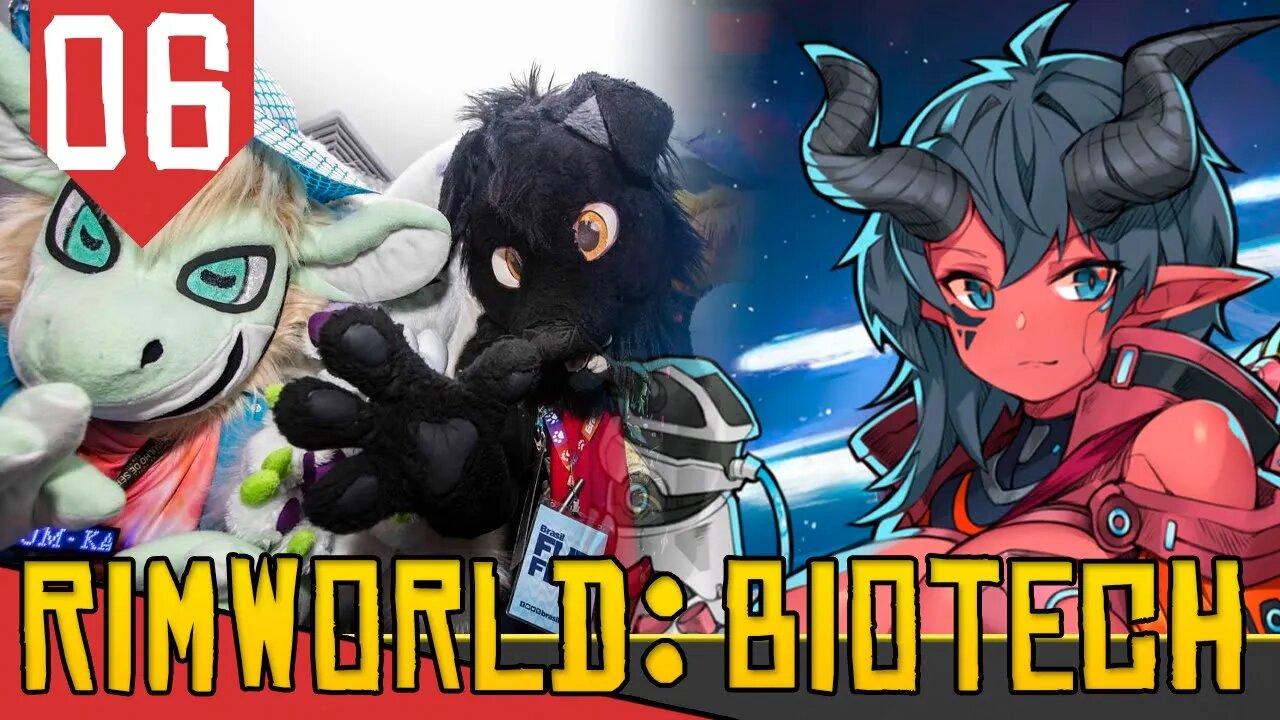 Invasões e FURROS! - Rimworld Biotech #06 [Série Gameplay PT-BR]
