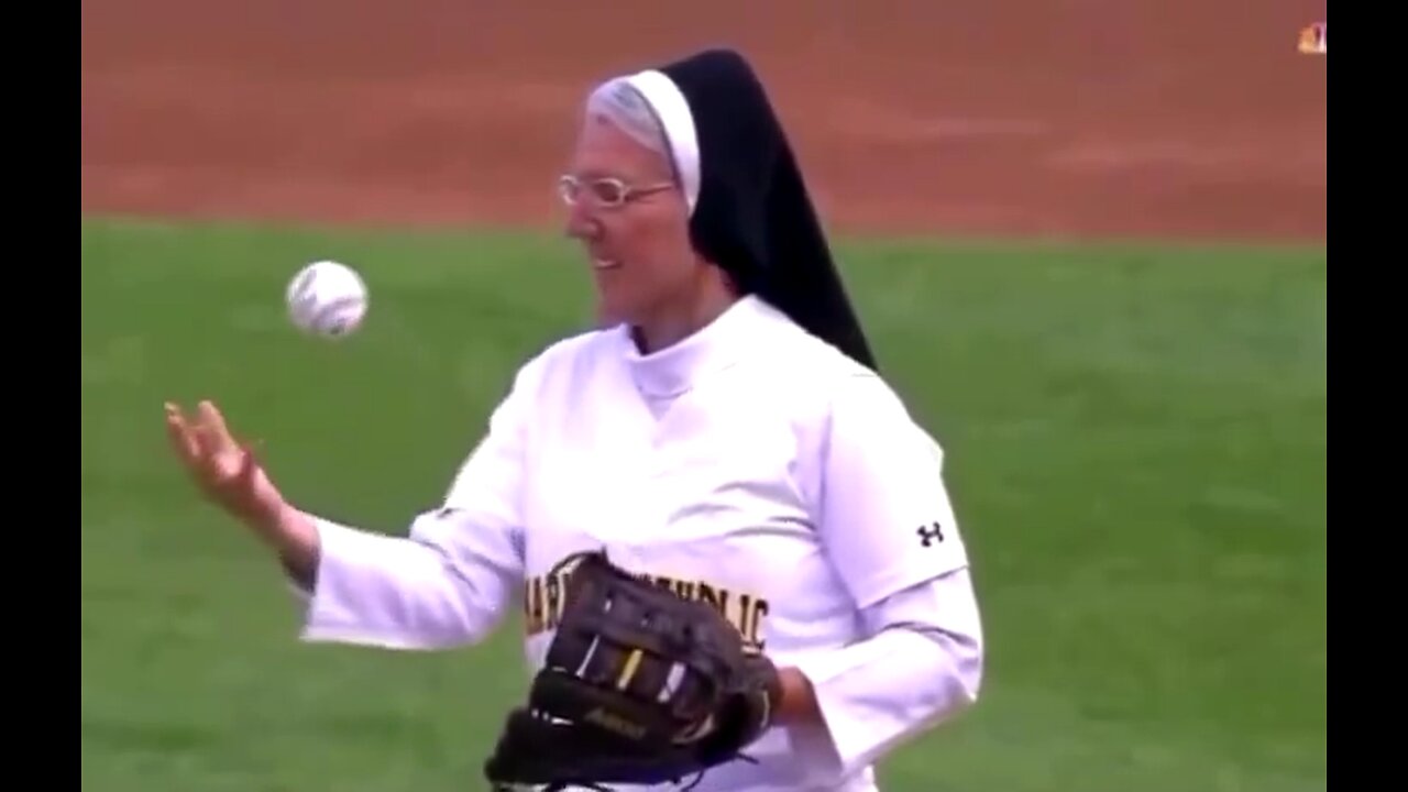 When Sister Mary Jo's did a sick bicep bounce when she threw in the first pitch