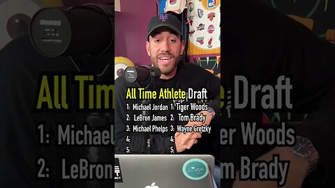 The ALL TIME ATHLETE Draft!! Who’s Team Wins?! #shorts