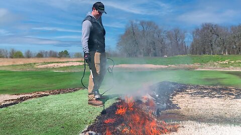 I Set My Lawn on FIRE - DON'T Try This at Home