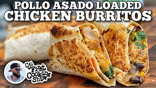 Pollo Asado Loaded Chicken Burritos | Blackstone Griddles