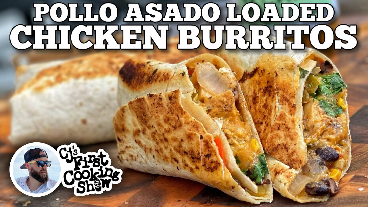 Pollo Asado Loaded Chicken Burritos | Blackstone Griddles