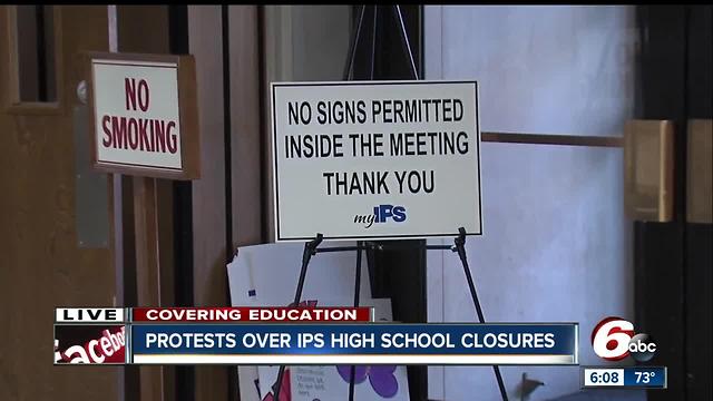 Protests over IPS high school closures