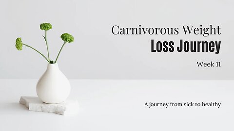 Carnivore - Week 11(more weight lost!)