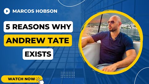 The 5 Reasons For Andrew Tate's Success! (YouTube Upload)