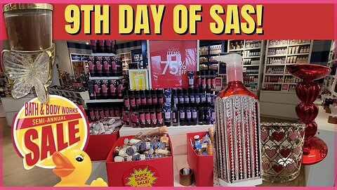 Bath & Body Works | 9th DAY OF SAS | SNEAK PEAK VALENTINES ITEMS | #bathandbodyworks #sas