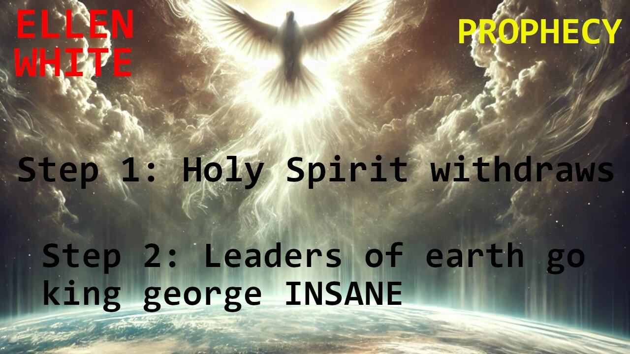 Has the Holy Spirit withdrawn according to Prophecy?