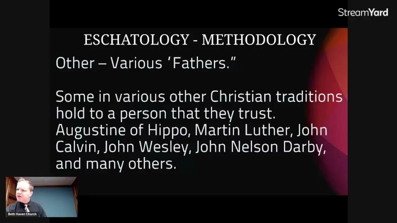 Eschatology 2 - Methodology