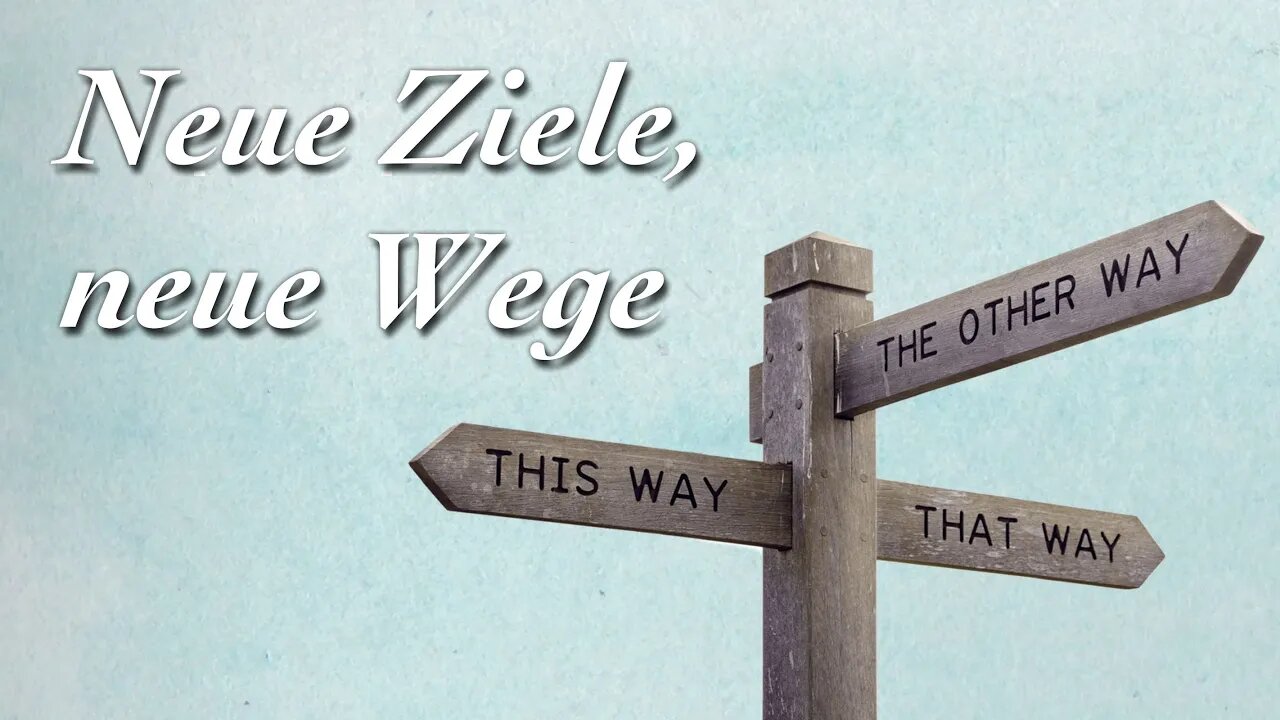 Wege entstehen, indem man sie geht