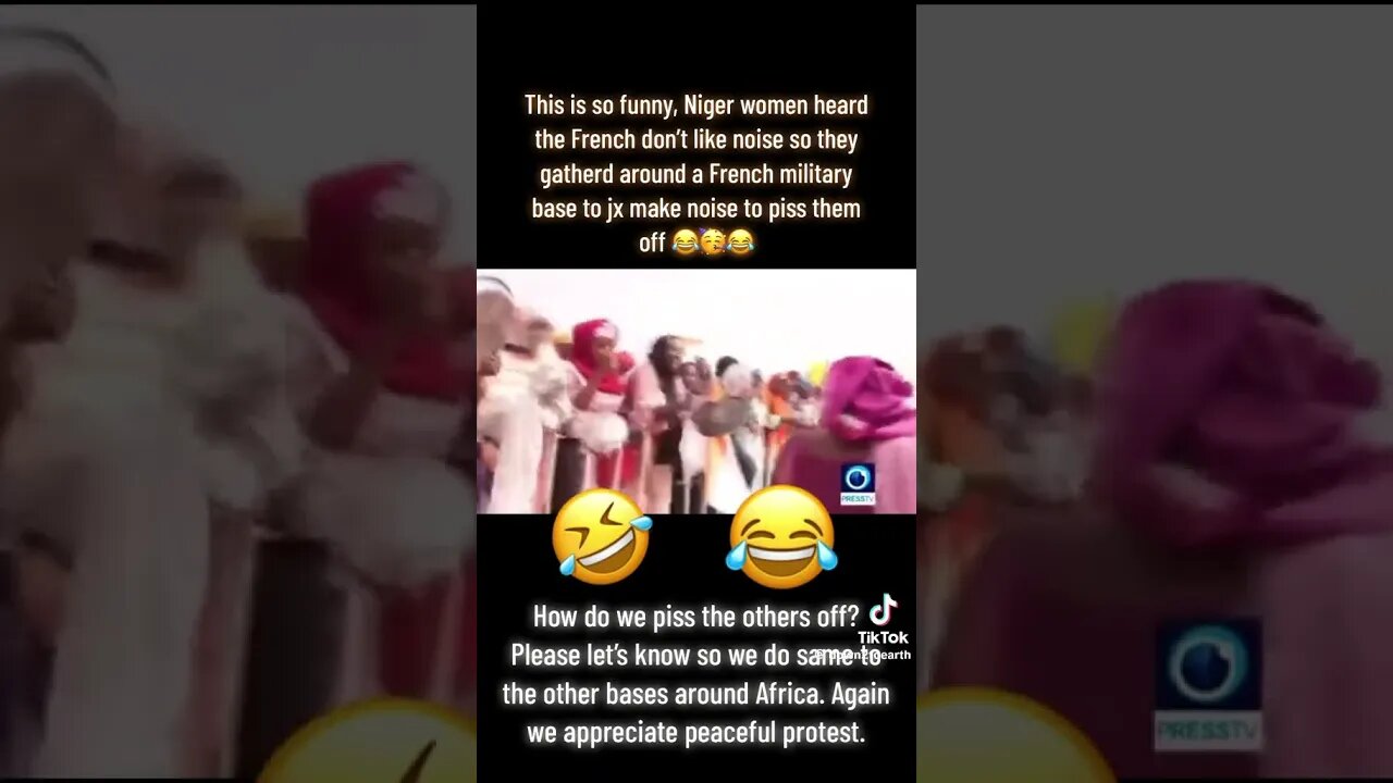 How #Niger #Women Piss-Off #French Intentionally? #Africa #African #funny