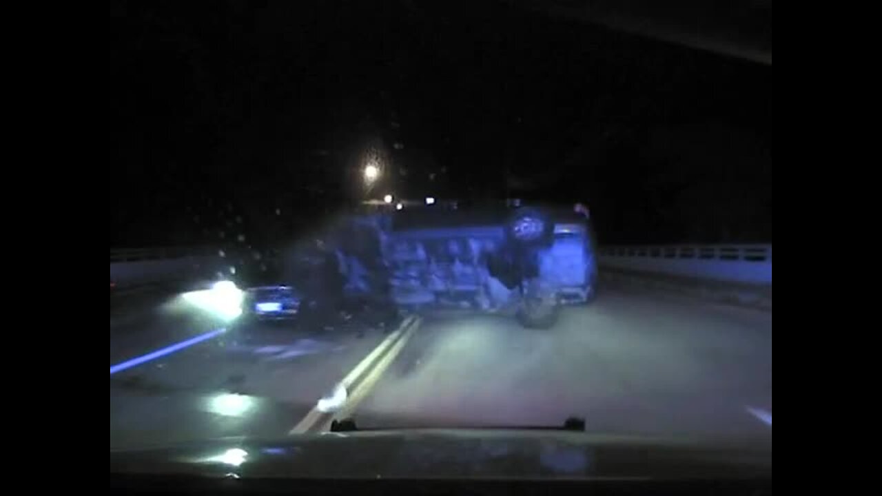 RAW: Medical issue causes driver to crash, flip while police were chasing him