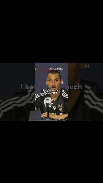 Ultimate Confidence! - Zlatan Ibrahimovic