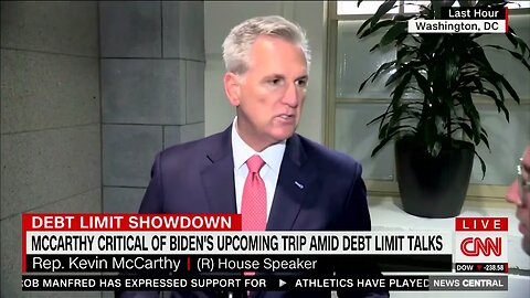 Speaker Kevin McCarthy Slams Biden For Taking Eight-Day Trip With Just Days Remaining To Negotiate