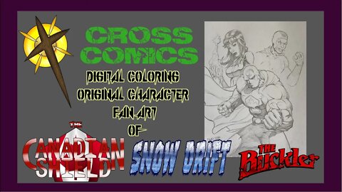 Digital Coloring Original Character fan art of The Canadian Shield and more by Sheldon Martin