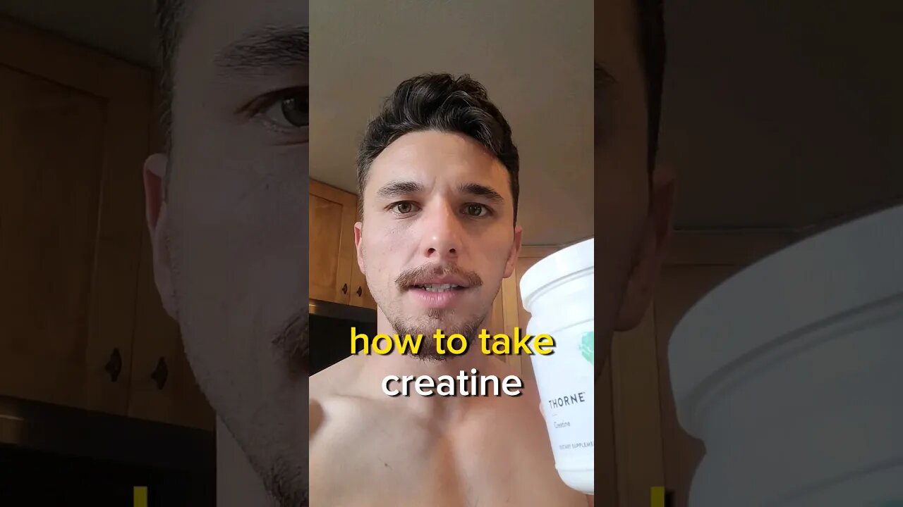 How to Take Creatine the EASY WAY! #nutrition #shortsviral #shorts #supplements #creatine