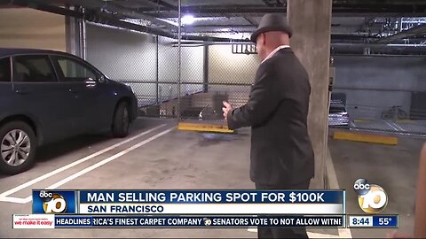 Bay Area man selling parking spot for $100K