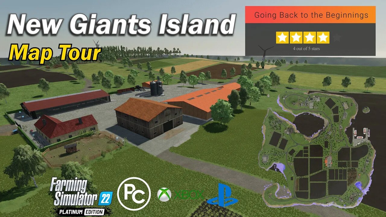 New Giants Island | Map Tour | Farming Simulator 22