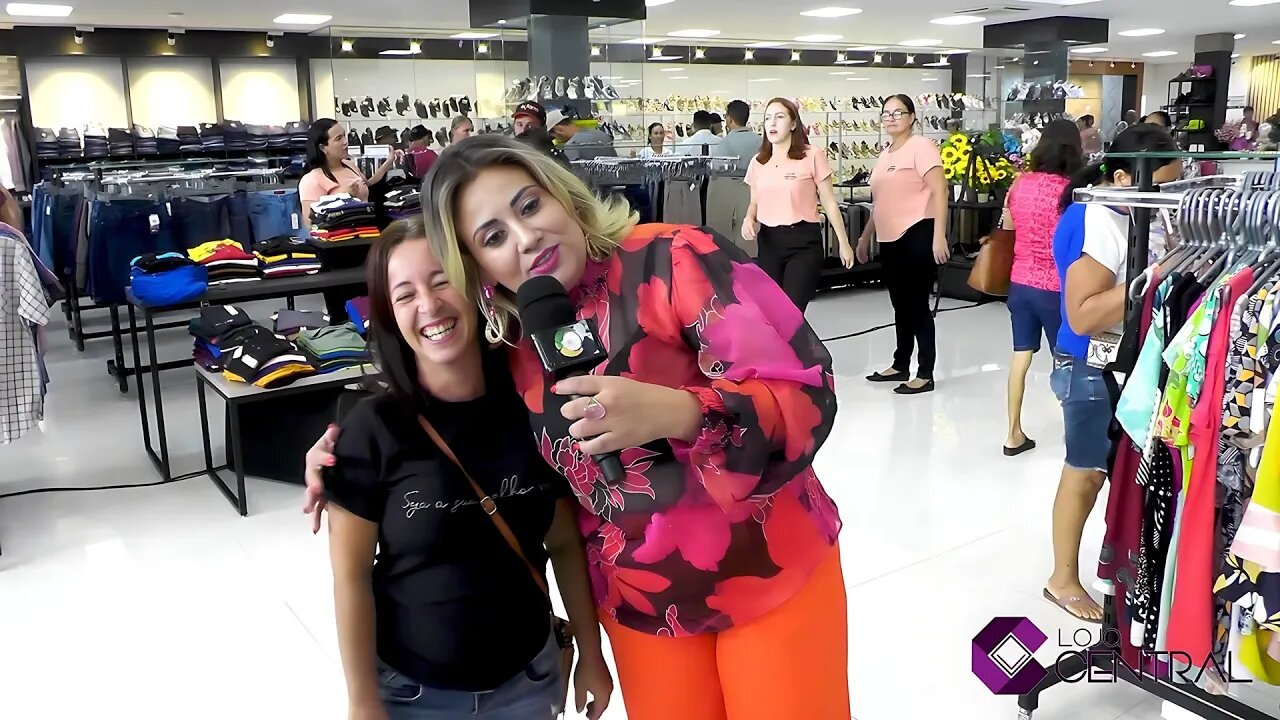 Circulando e falando com os clientes da nova Loja Central, confira!!!