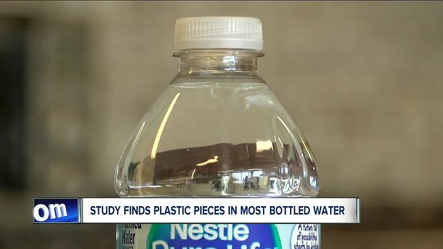 Major bottled water brands may contain plastic particles, new research shows--6pm