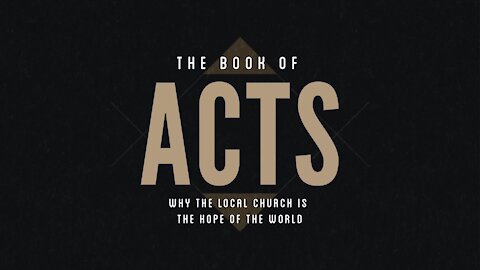 20170724 THE BOOK OF ACTS part 4 FINISHING YOUR COURSE