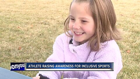 8-year-old athlete raising awareness about inclusive sports