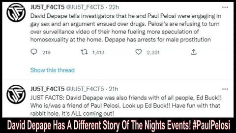 David Depape Has A Different Story Of The Nights Events! #PaulPelosi